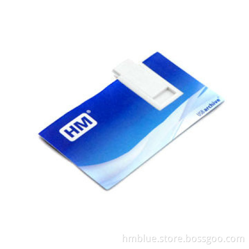 Flexible USB paper business card
